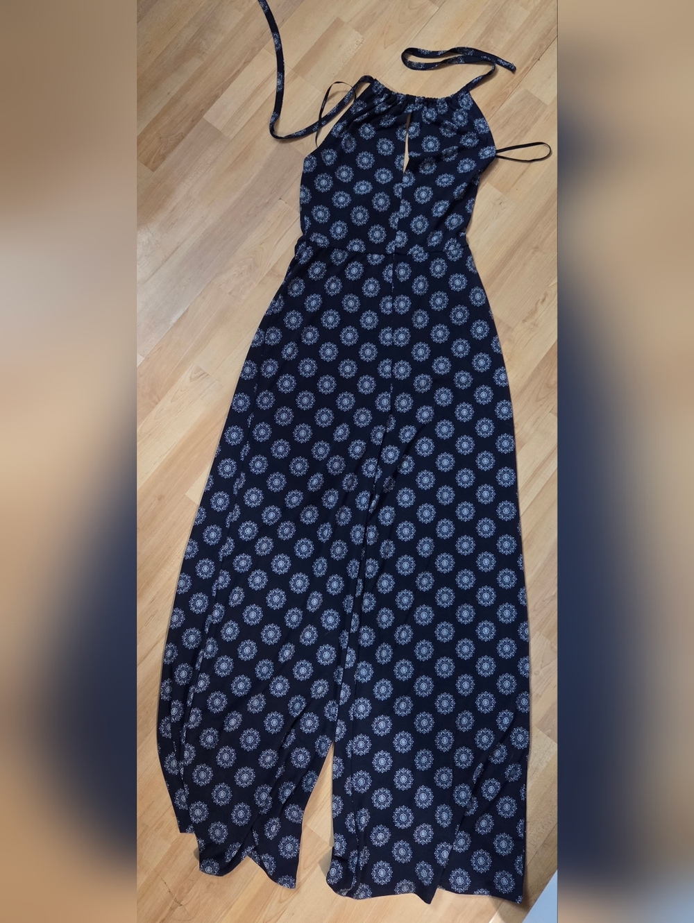 Wide Leg Halter Jumpsuit New Without Tags